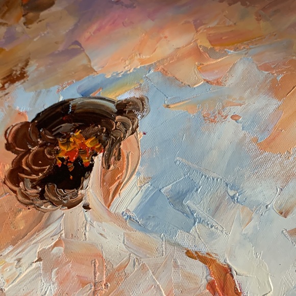 Beautiful woman original oil painting. Painting 21 x 24.5. Canvas 23.25 x 27 - Picture 8 of 8